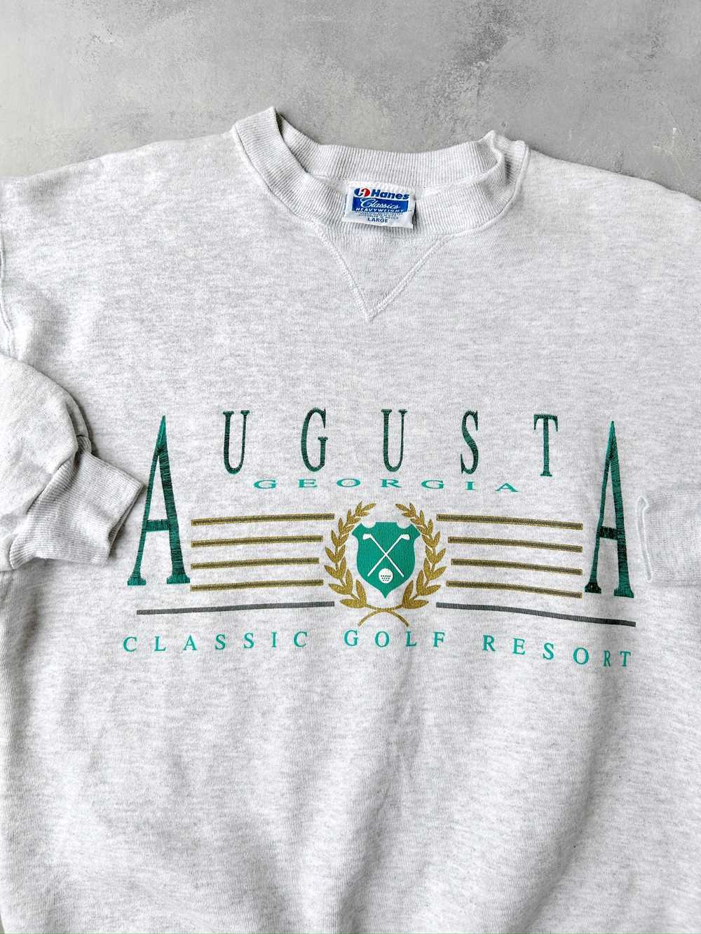 Augusta Georgia Golf Resort Sweatshirt 90's - Lar… - image 3