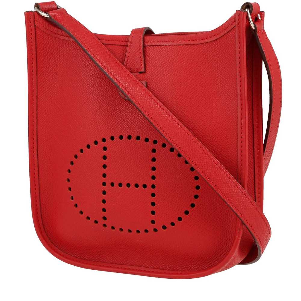 Hermès Mini Evelyne shoulder bag in red epsom lea… - image 1