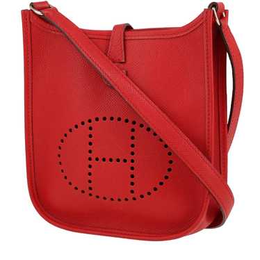 Hermès Mini Evelyne shoulder bag in red epsom lea… - image 1