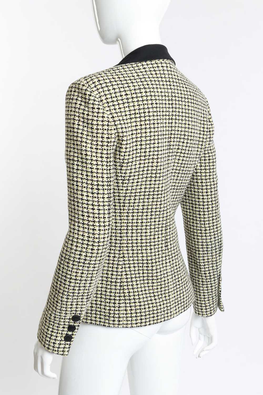 CHANEL 2002P Check Tweed Blazer - image 5