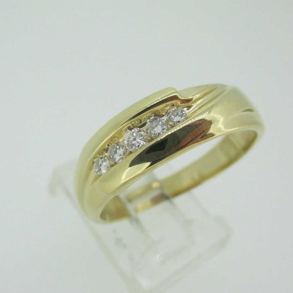 14k Yellow Gold Approx .25ct TW Round Brilliant C… - image 4