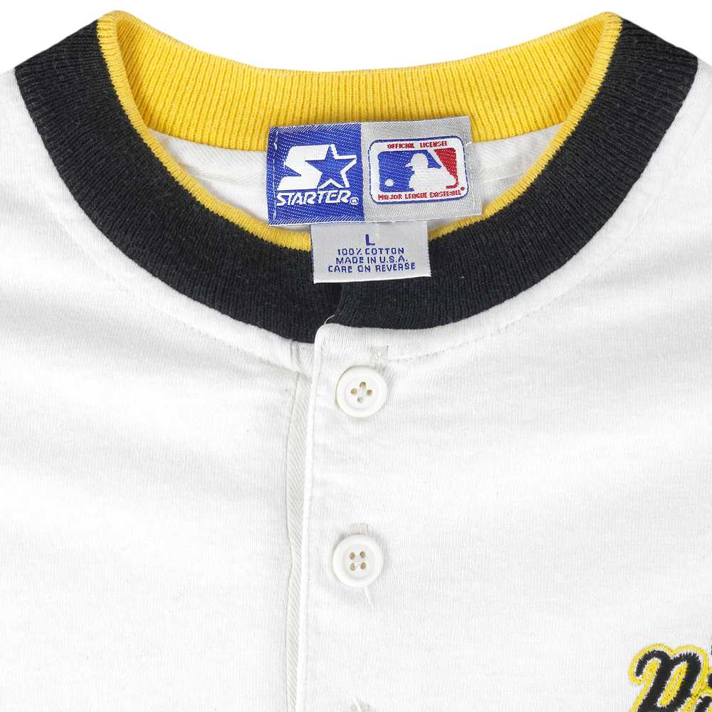 Starter - Pittsburgh Pirates Embroidered T-Shirt … - image 4