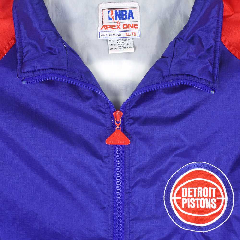 NBA (Apex One) - Detroit Pistons Windbreaker 1990… - image 5