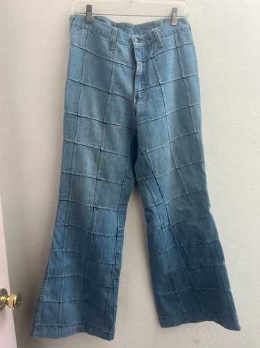 Brittania 70S Patchwork Flare Jeans (34") | Used,…