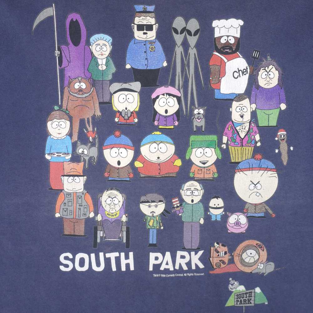 Vintage (2B Wear) - Blue South Park T-Shirt 1998 … - image 4