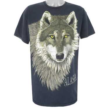 Vintage (Hanes) - Alaska Wolf T-Shirt 1996 X-Large - image 1