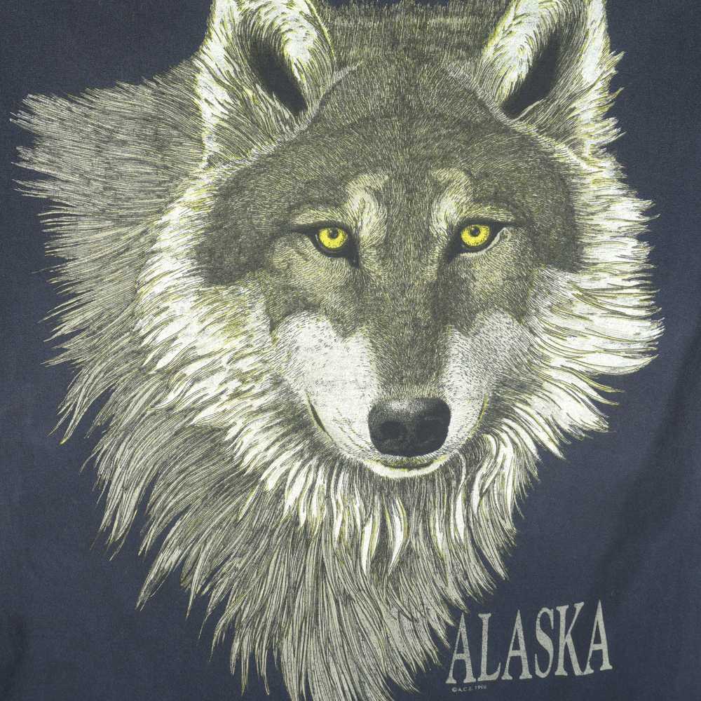 Vintage (Hanes) - Alaska Wolf T-Shirt 1996 X-Large - image 3