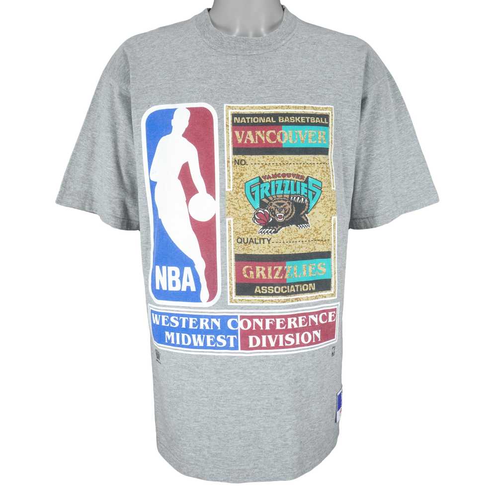 NBA (Nutmeg) - Vancouver Grizzlies T-Shirt 1990s … - image 1