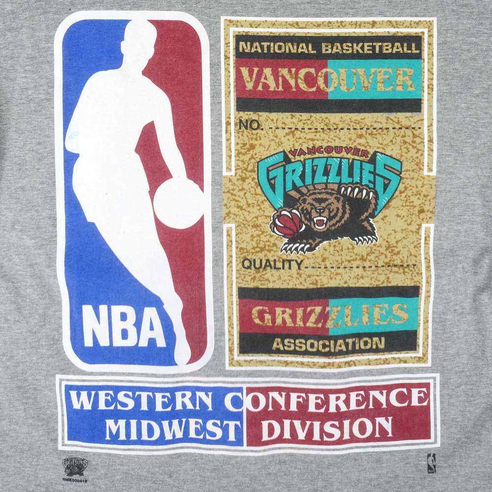 NBA (Nutmeg) - Vancouver Grizzlies T-Shirt 1990s … - image 3