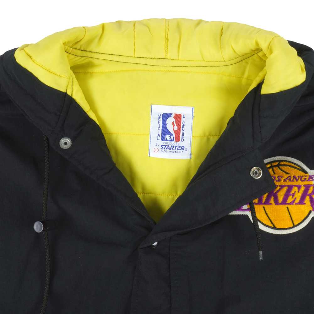 Starter - Los Angeles Lakers Hooded Jacket 1990s … - image 4