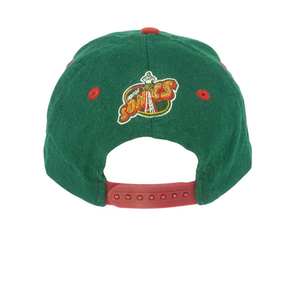 NBA - Seattle SuperSonics 3D-Puff Embroidered Sna… - image 3