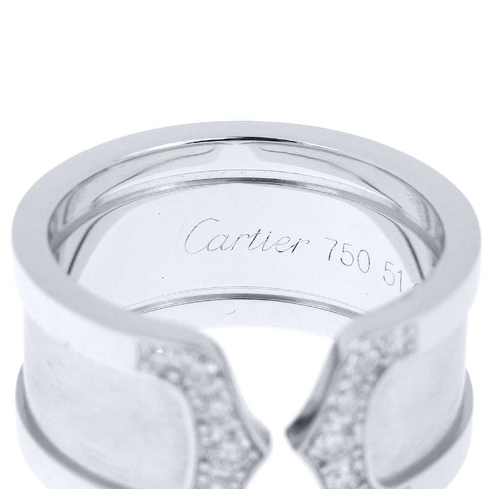 Cartier 2C C2 Silver White Gold Jewelry - image 4