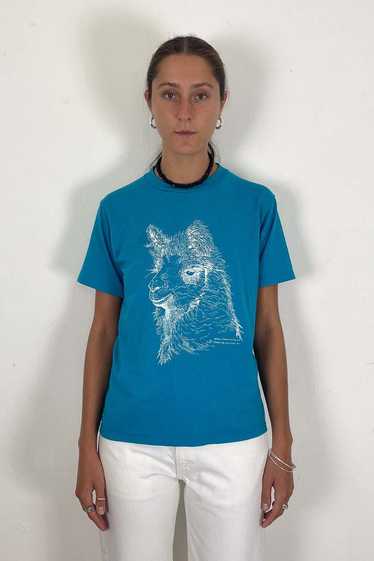 Single stitch Llama T-shirt