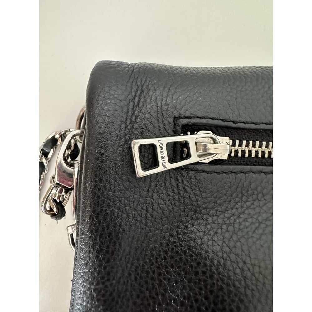 Zadig & Voltaire Rock leather clutch bag - image 5