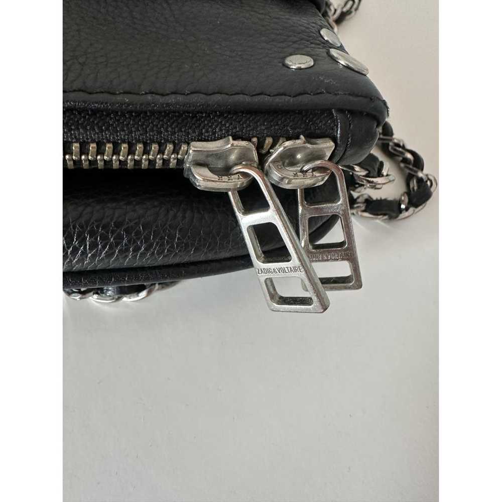 Zadig & Voltaire Rock leather clutch bag - image 6