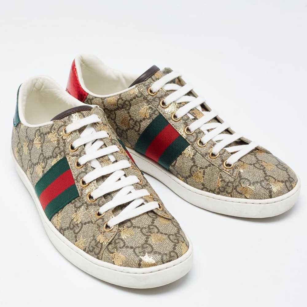 Gucci Exotic leathers trainers - image 3