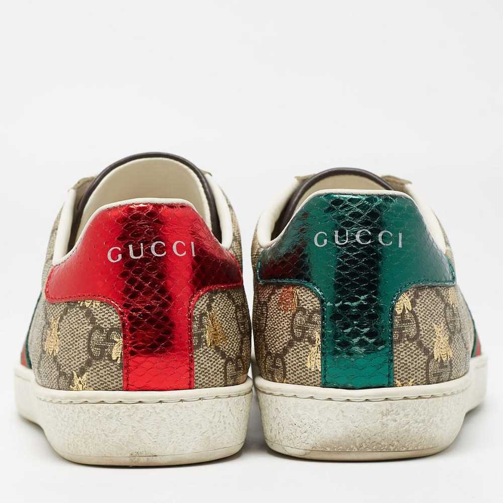 Gucci Exotic leathers trainers - image 4