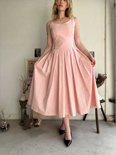 1990s Pleated Pink Dress (M/L)