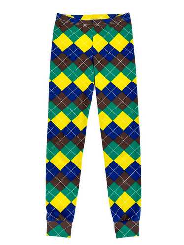 Comme Des Garçons Diamond Print Pants