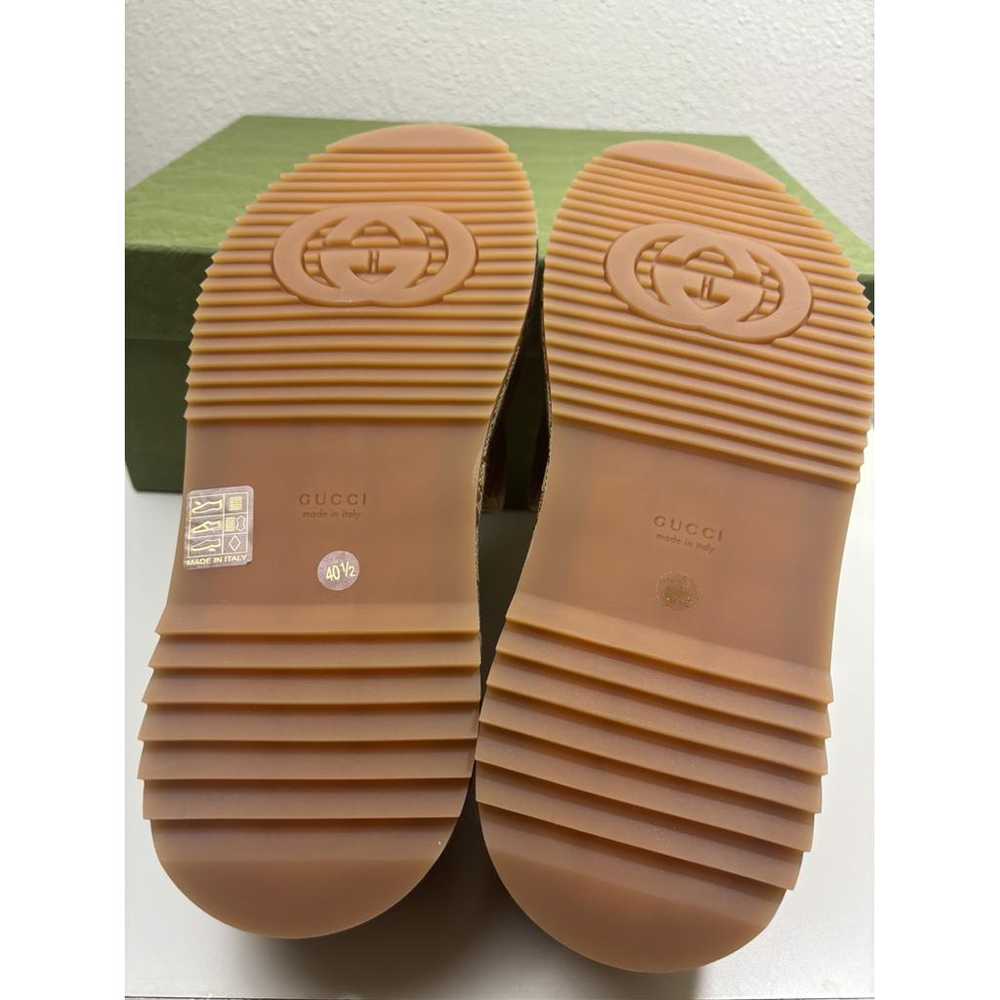 Gucci Double G cloth mules - image 8