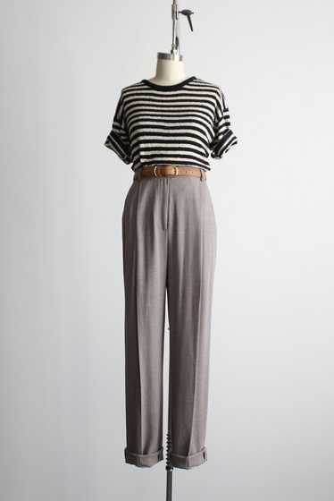soft high waisted trousers