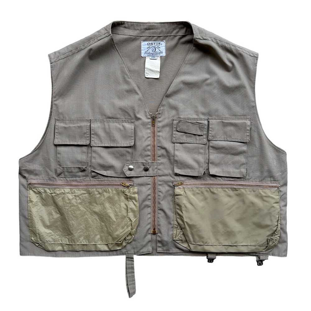 70s Orvis Fishing vest XL - image 1