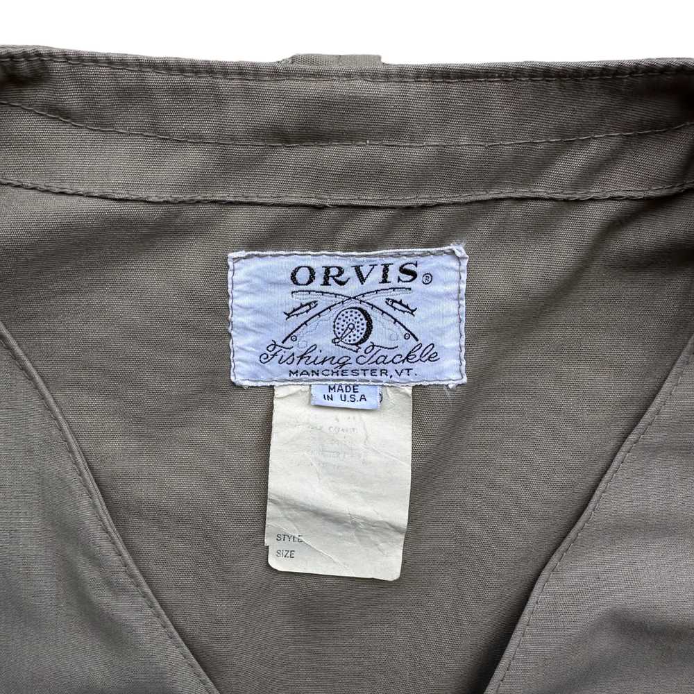 70s Orvis Fishing vest XL - image 3