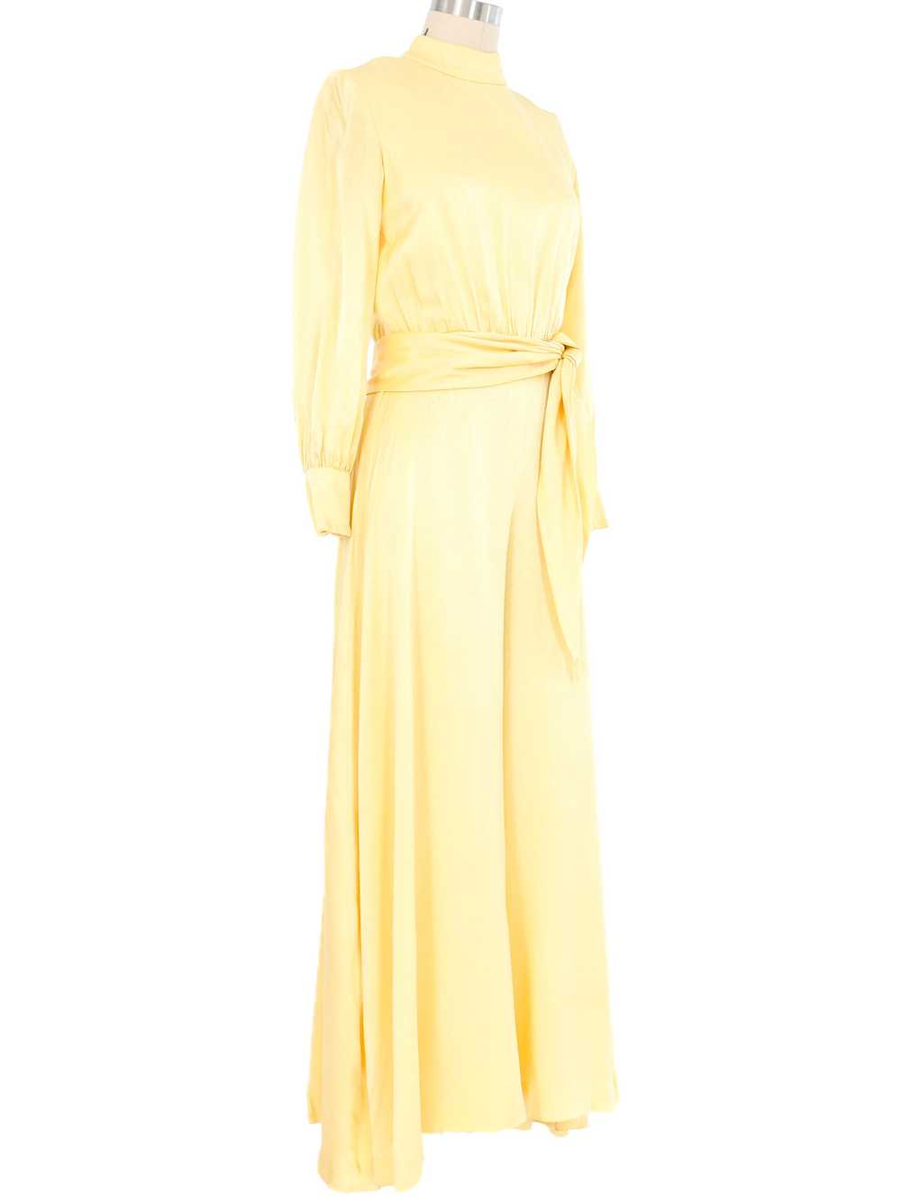 1960s Leo Narducci Candlelight Belted Jumpsuit - image 3