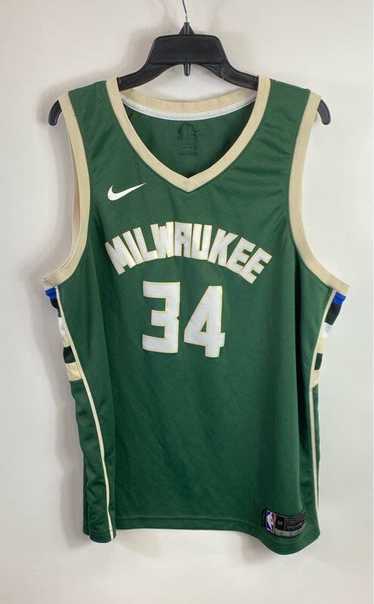 Nike Dri-Fit NBA Milwaukee Green Jersey 34 - Size 