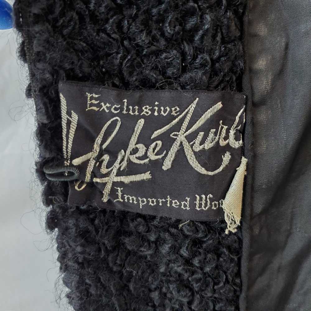 Vintage Luke Kurl Black Wool Coat - image 5