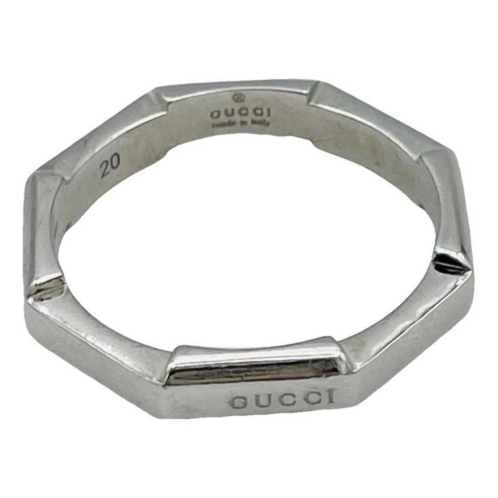 Gucci Gucci Link To Love platinum ring - image 1