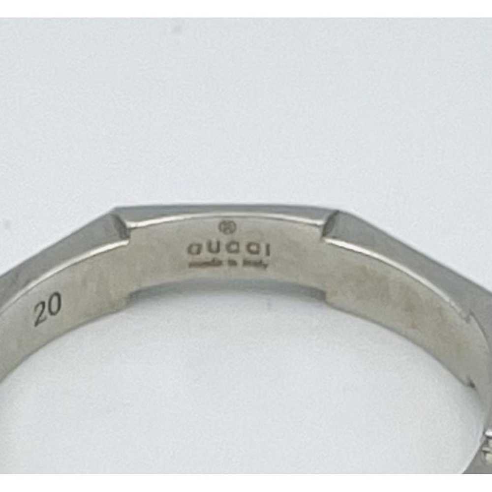 Gucci Gucci Link To Love platinum ring - image 2