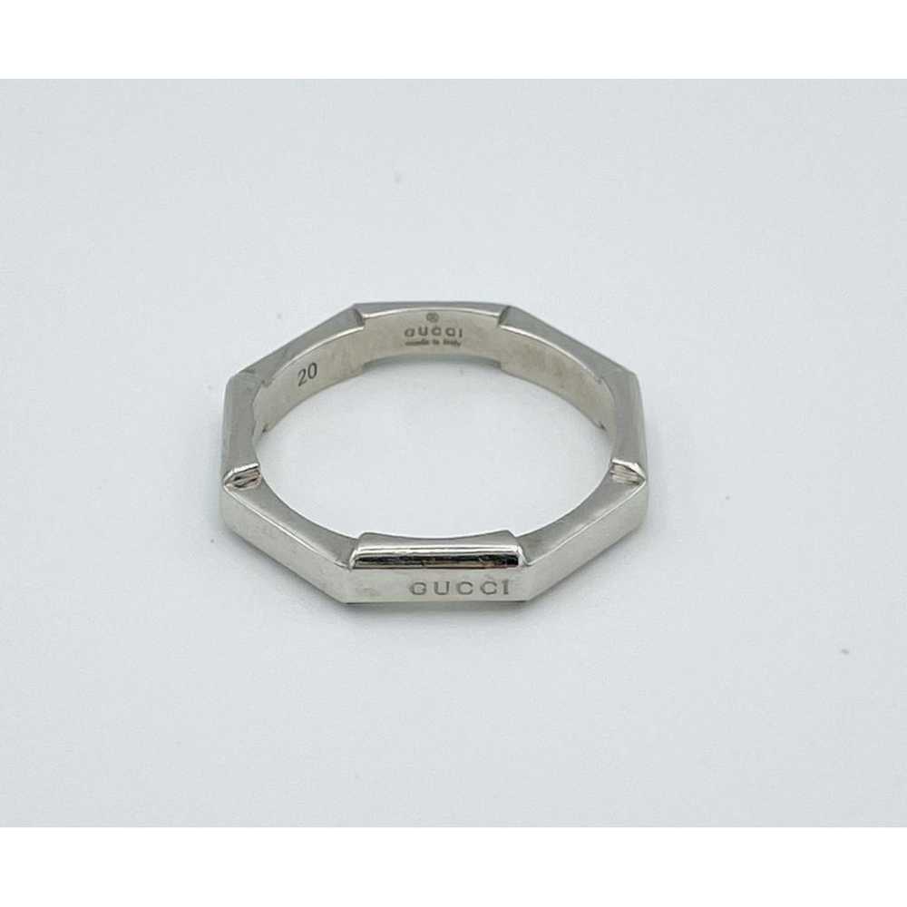 Gucci Gucci Link To Love platinum ring - image 8