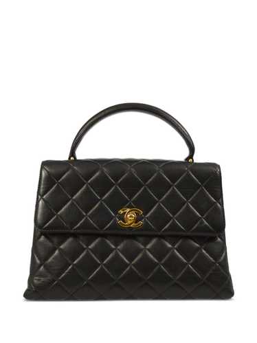 CHANEL Pre-Owned 1997 diamond-quilting top handle… - image 1
