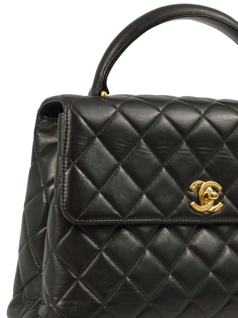 CHANEL Pre-Owned 1997 diamond-quilting top handle… - image 3