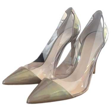 Gianvito Rossi Plexi leather heels