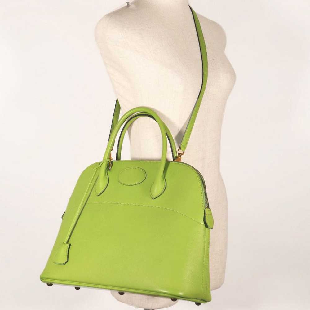 Hermès Bolide leather handbag - image 6