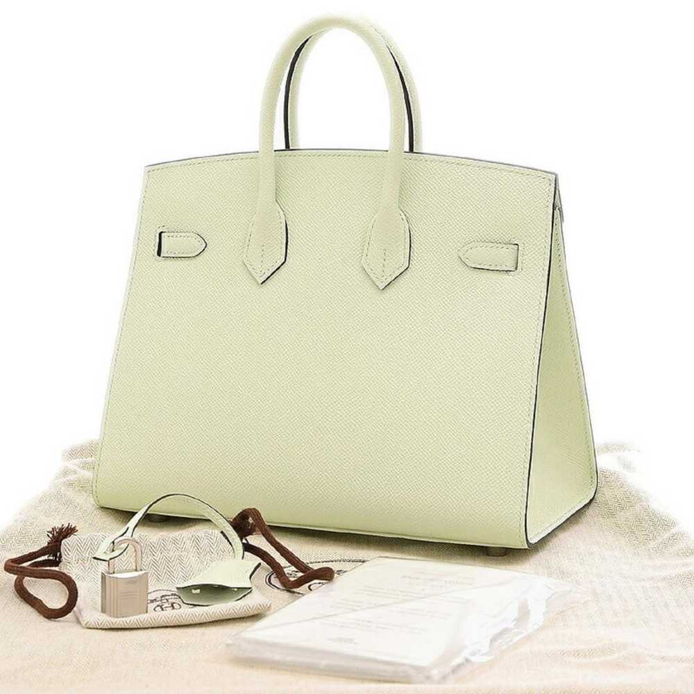Hermès Birkin 25 leather handbag - image 7