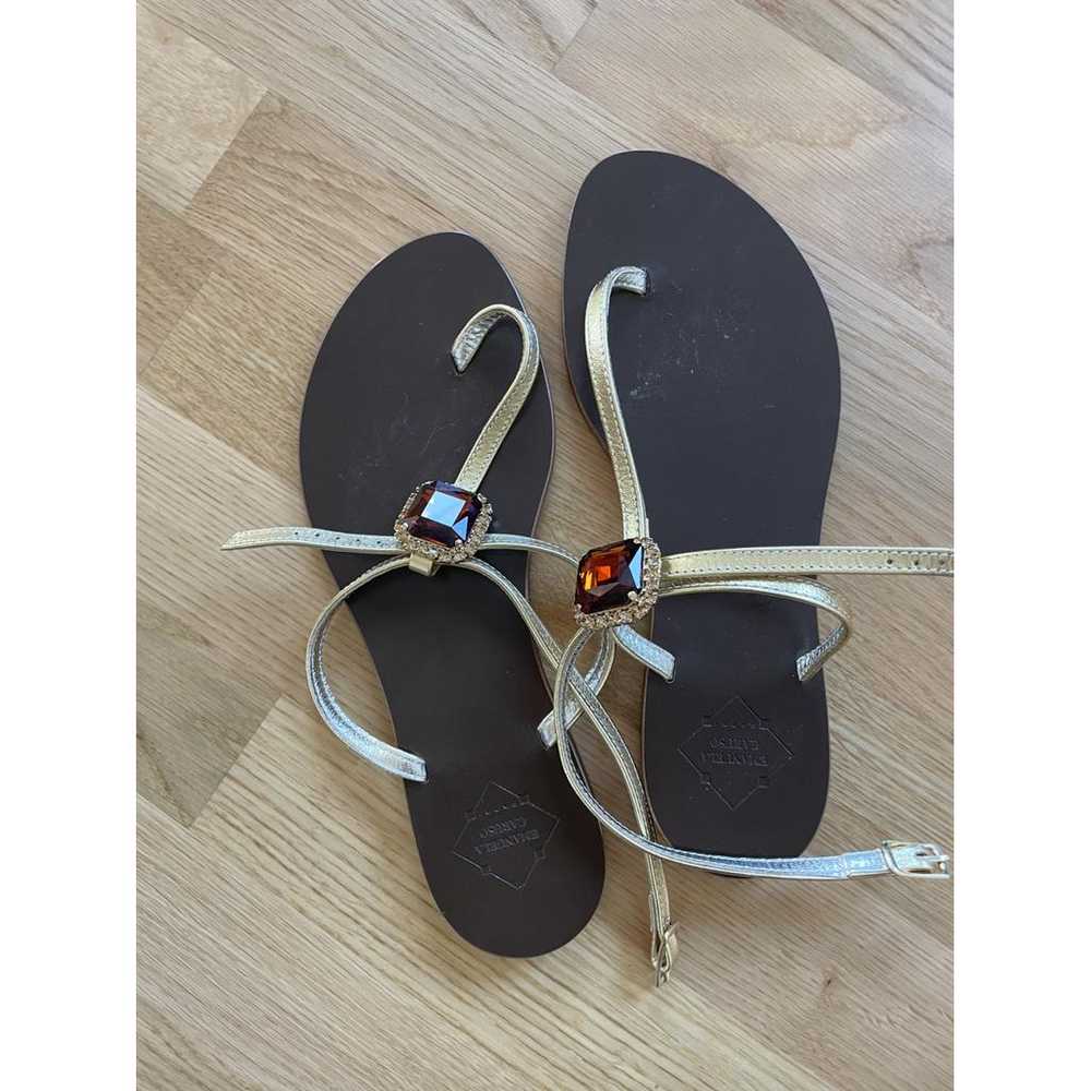 Emanuela Caruso Capri Leather flip flops - image 2