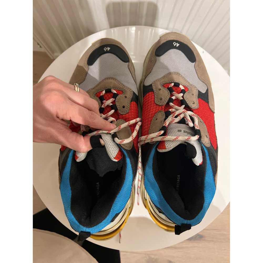 Balenciaga Triple S cloth low trainers - image 7