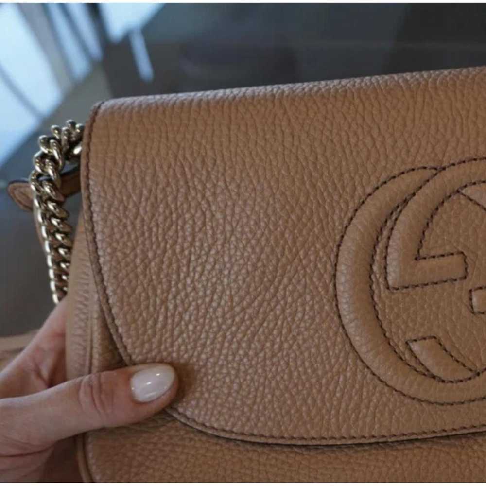 Gucci Soho Long Flap leather crossbody bag - image 4