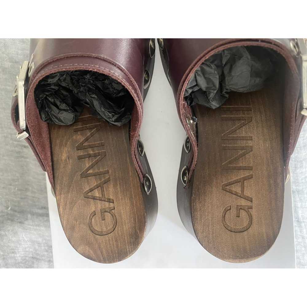 Ganni Leather mules & clogs - image 5