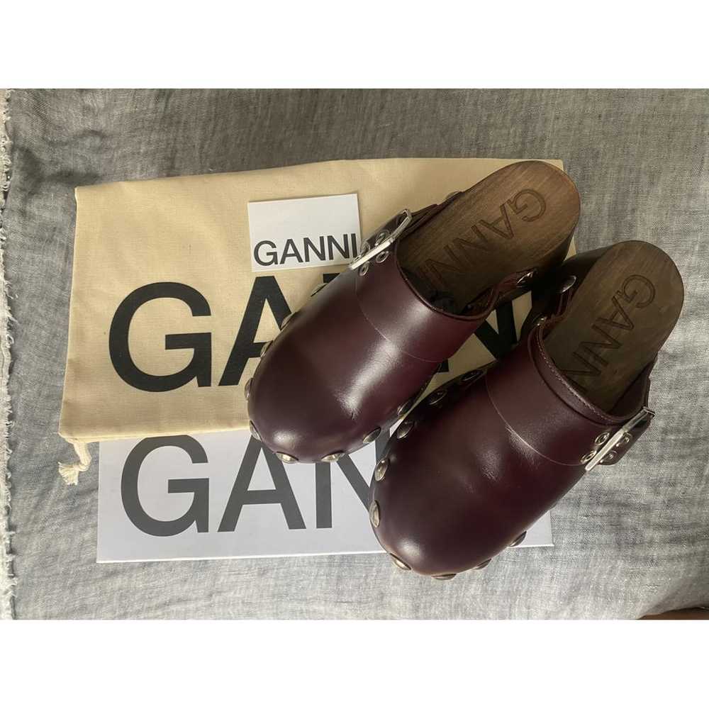 Ganni Leather mules & clogs - image 6