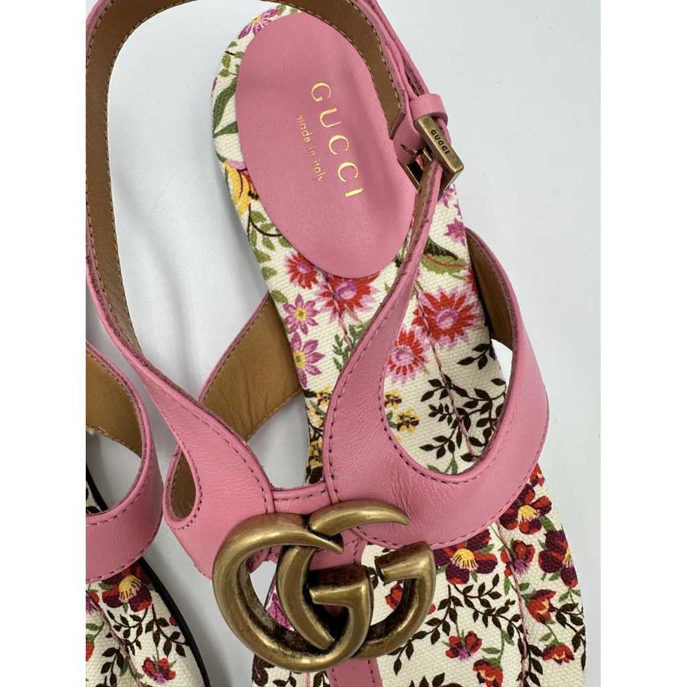 Gucci Marmont leather sandal - image 6