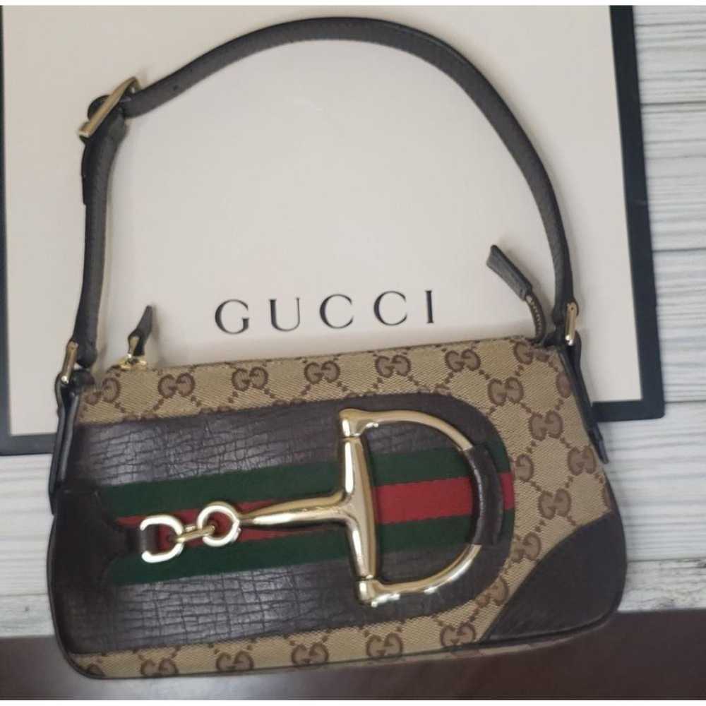 Gucci Horsebit 1955 Chain cloth handbag - image 3