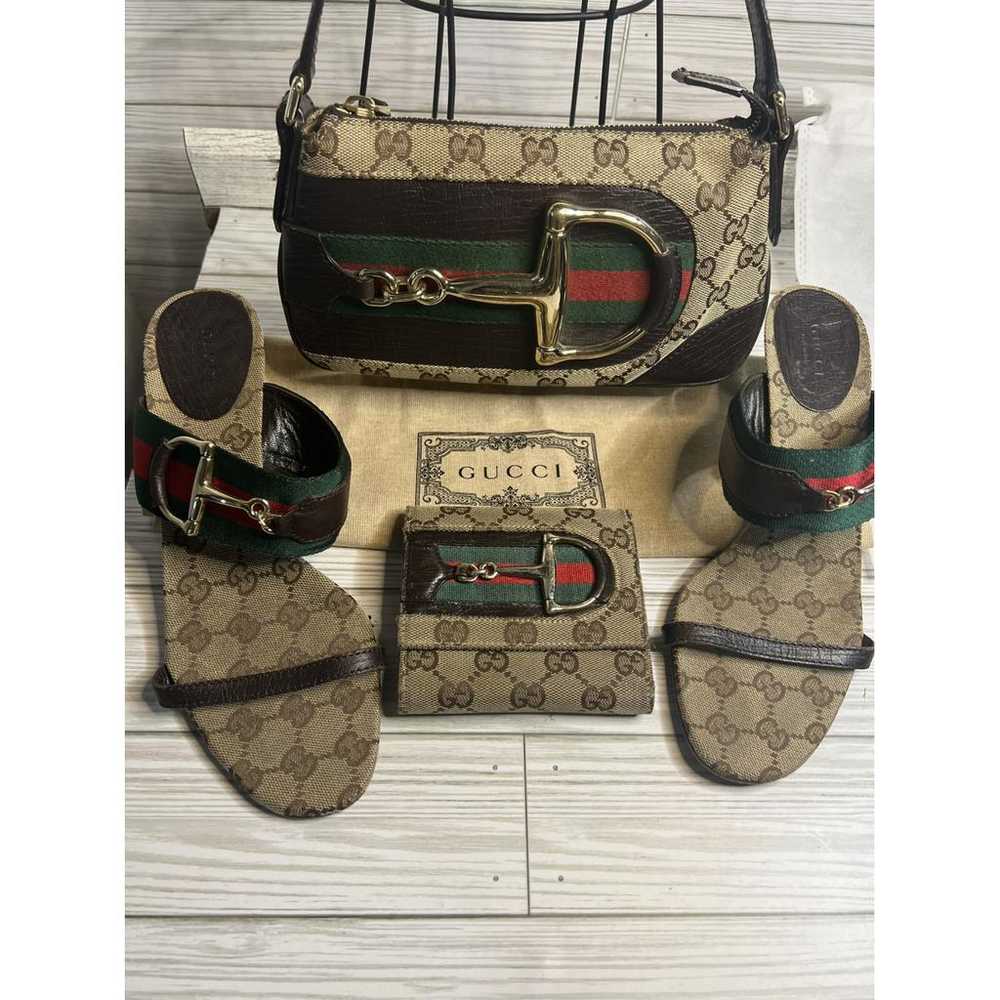 Gucci Horsebit 1955 Chain cloth handbag - image 6