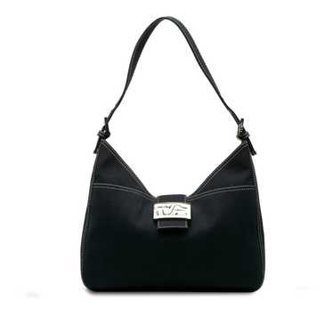 Fendi FF leather handbag