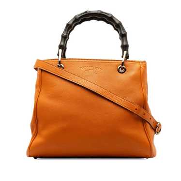 Gucci Bamboo Shopper leather crossbody bag