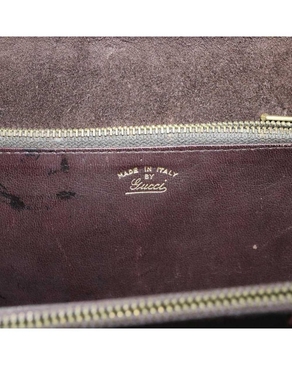 Gucci Suede Turn Lock Shoulder Bag - image 10