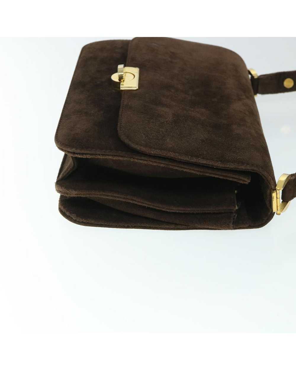 Gucci Suede Turn Lock Shoulder Bag - image 3